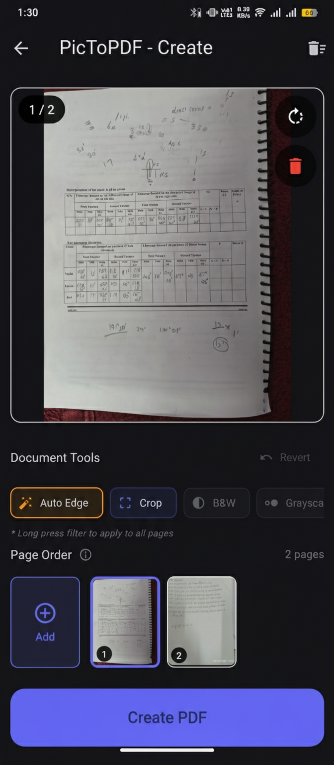 Image editing interface